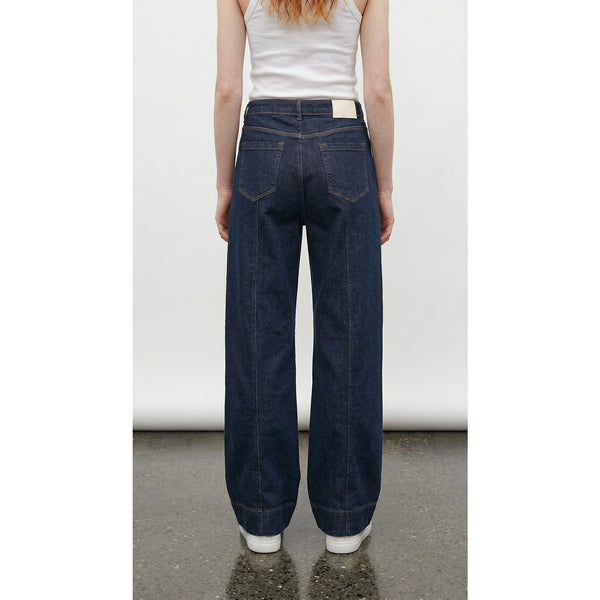 Dark Blue Straight Flared Jeans | Montivo Pakistan