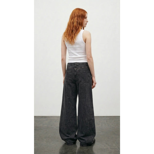 Acid Wash Low Rise Baggy Jeans | Montivo Pakistan
