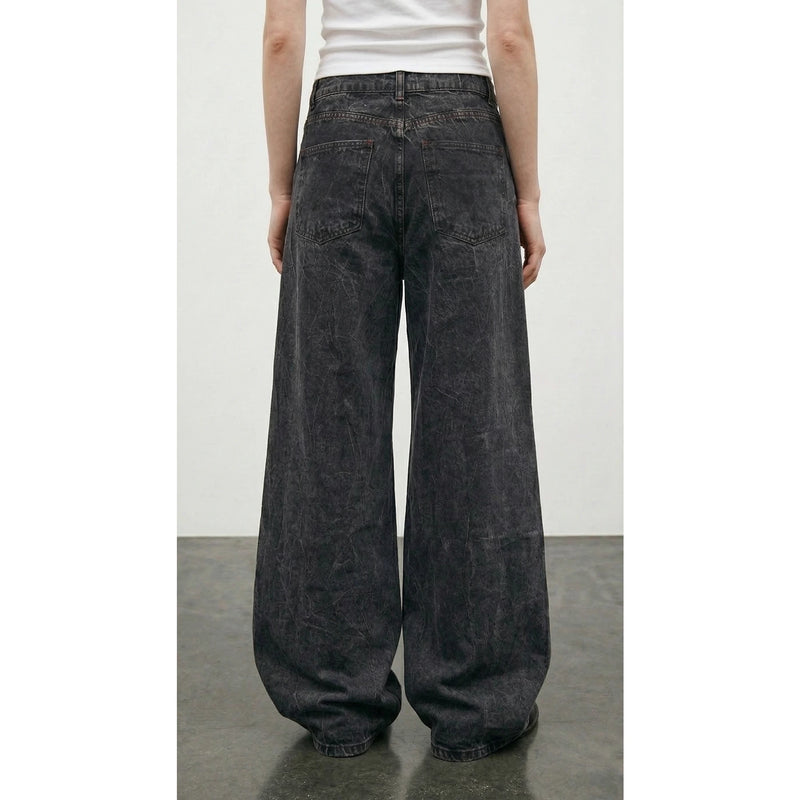 Acid Wash Low Rise Baggy Jeans | Montivo Pakistan