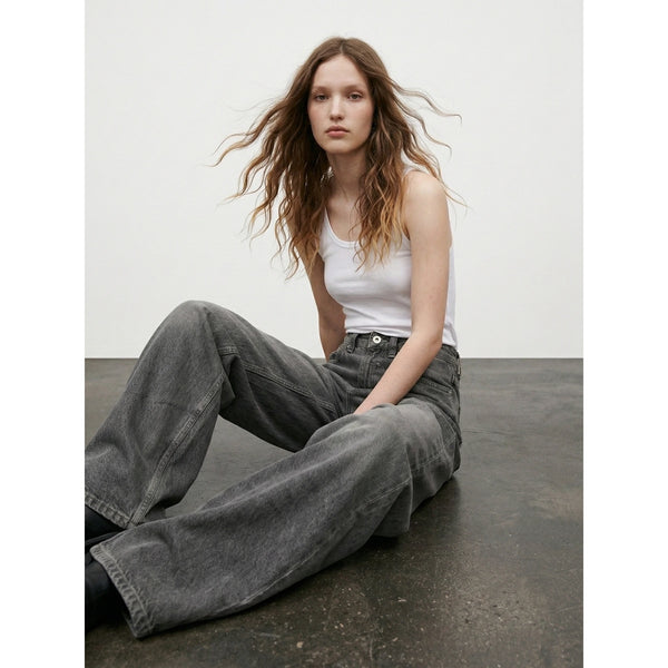 Grey Baggy Jeans | Montivo Pakistan