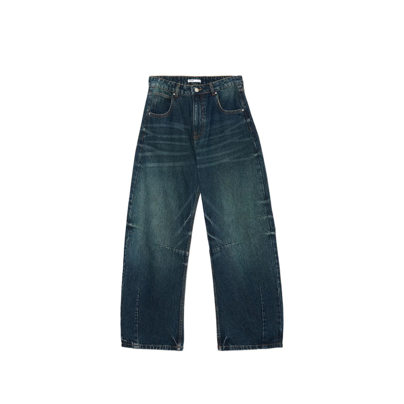 Vintage Blue Balloon Horseshoe Jeans | Montivo Pakistan