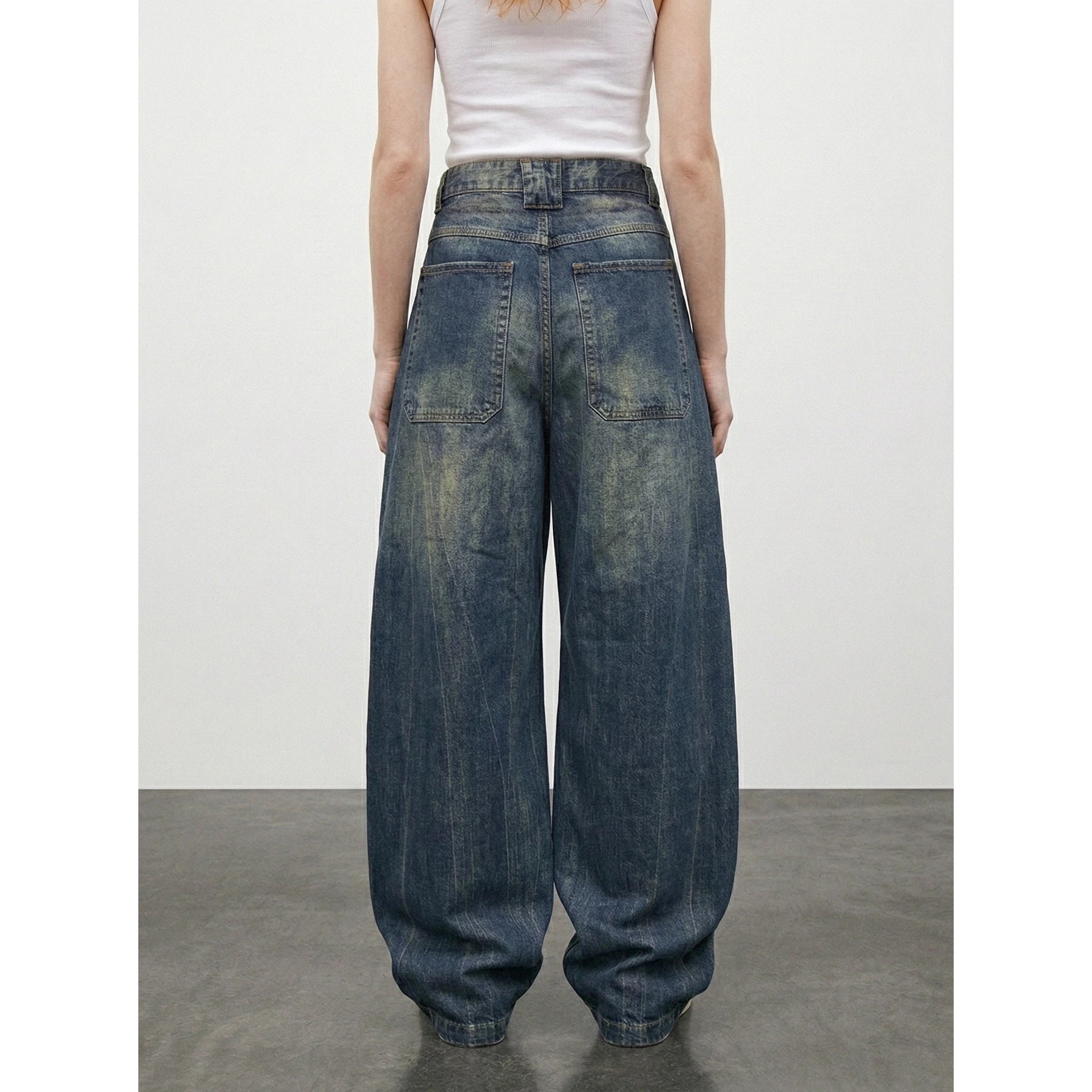 Dirty Blue Baggy Skater Jeans | Montivo Pakistan