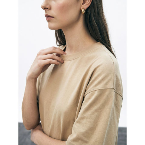 Wheat Oversized Maxi Dress | Montivo Pakistan