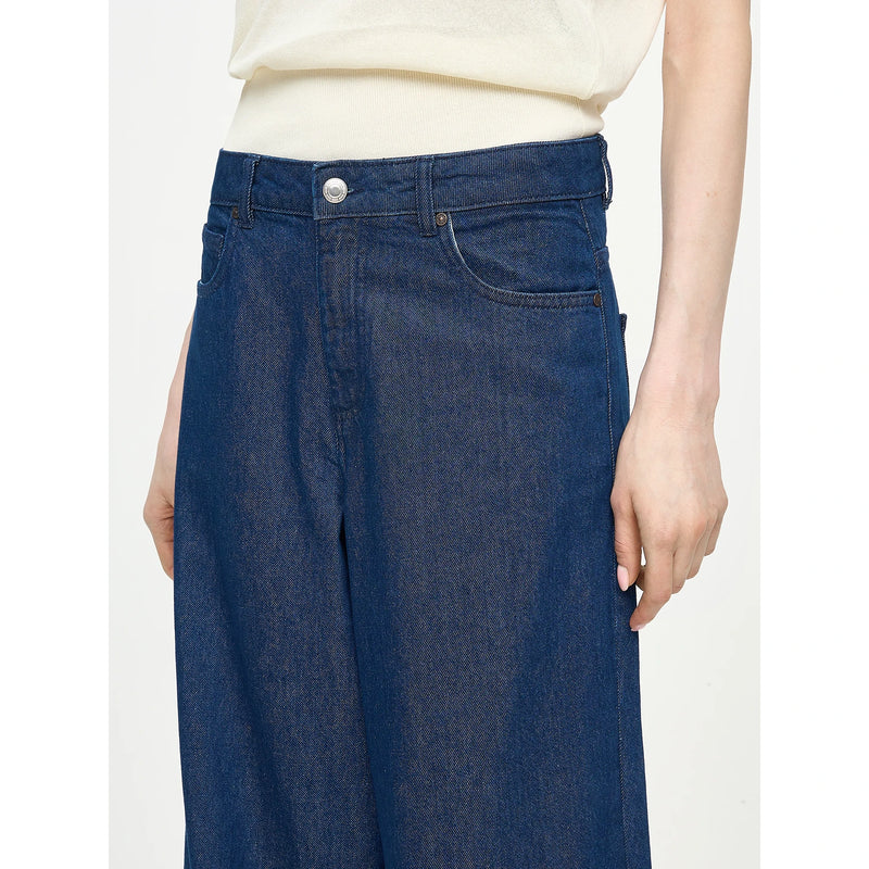 Mid Rise Baggy Cuff Detail Jeans | Montivo Pakistan