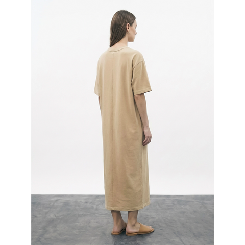Wheat Oversized Maxi Dress | Montivo Pakistan