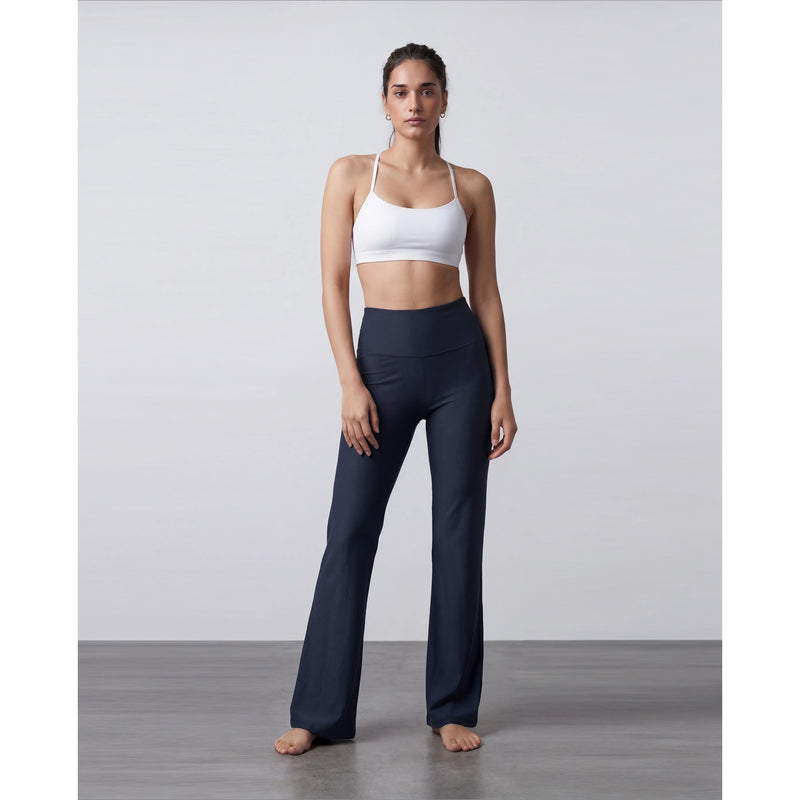 Navy Flared Yoga Pants | Montivo Pakistan
