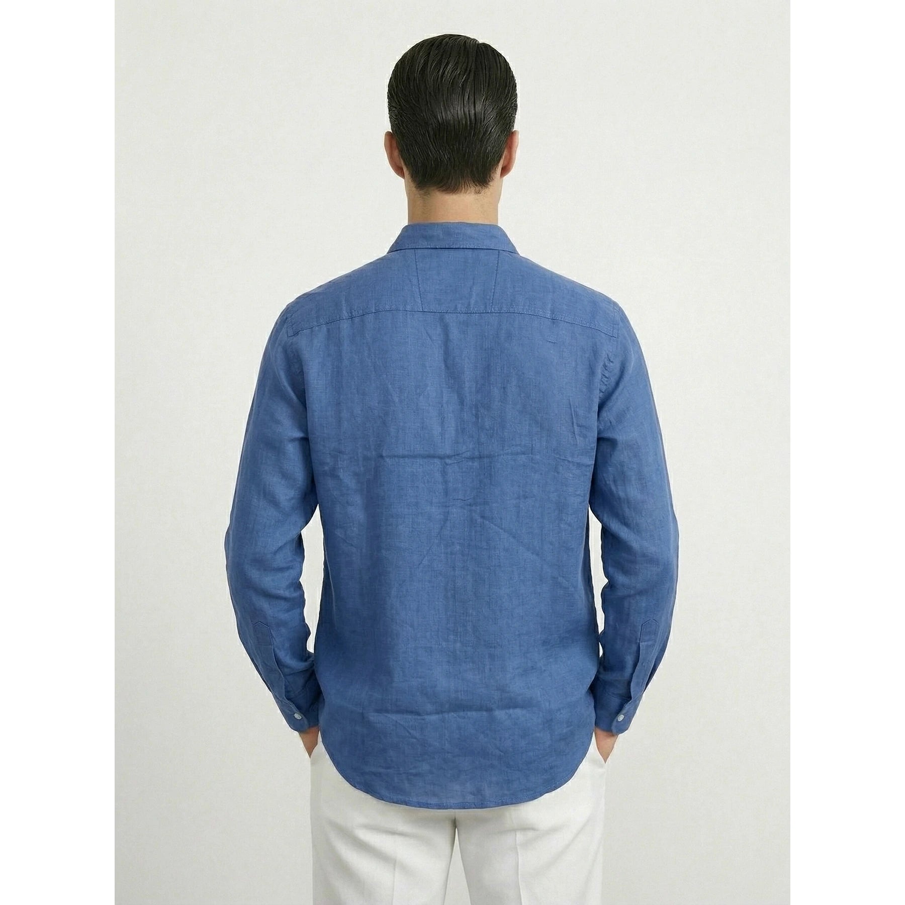 Blue Irish Linen Oversized Shirt | Montivo Pakistan