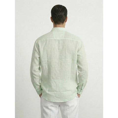 Light Green Irish Linen Oversized Shirt | Montivo Pakistan
