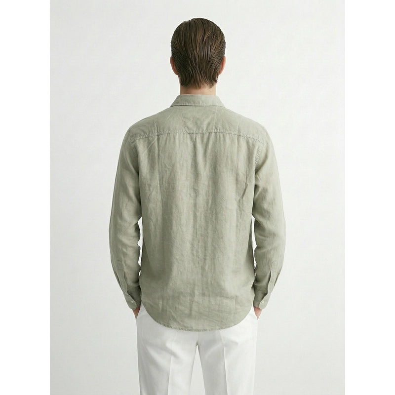 Light Green Linen Oversized Shirt | Montivo Pakistan