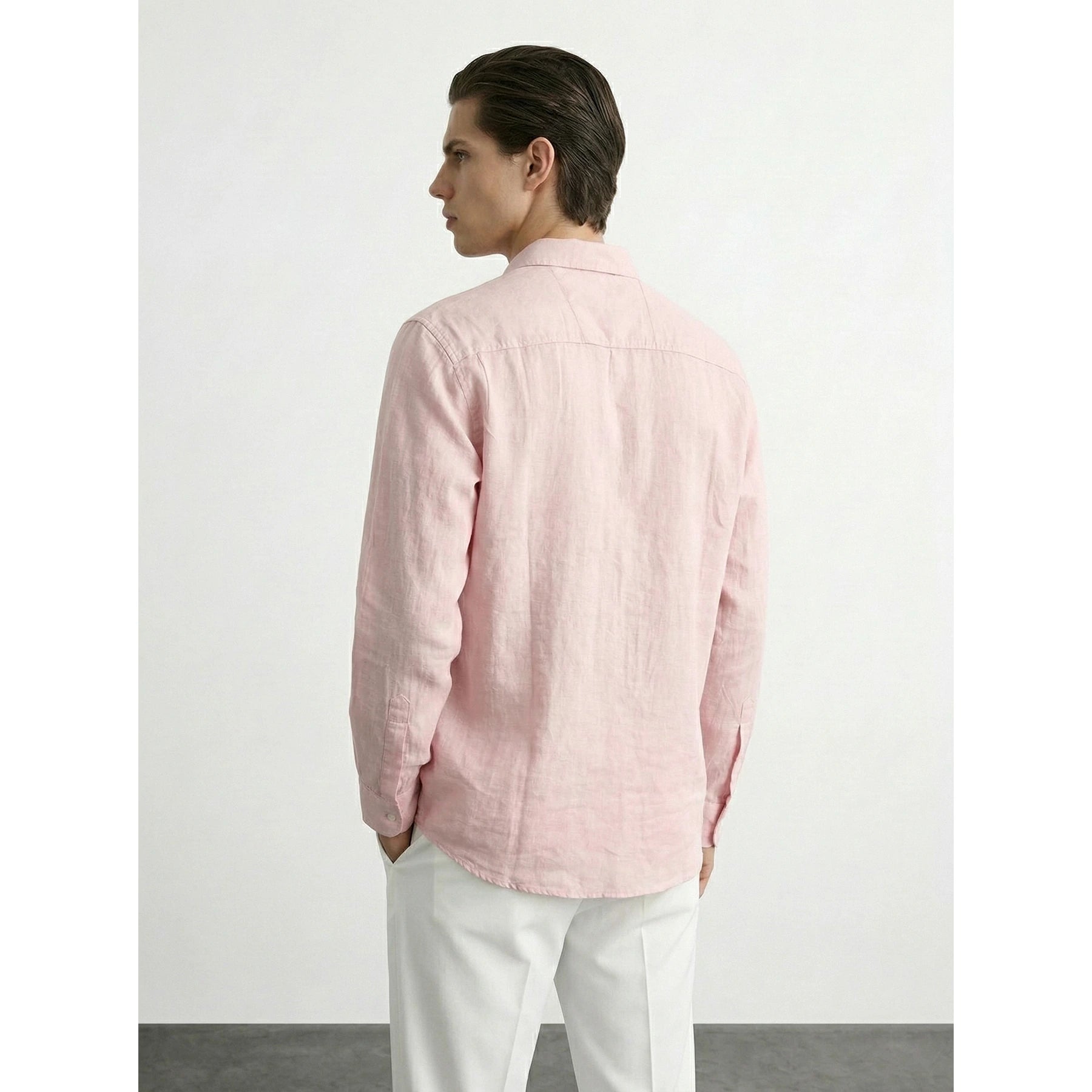 Pink Linen Oversized Shirt | Montivo Pakistan