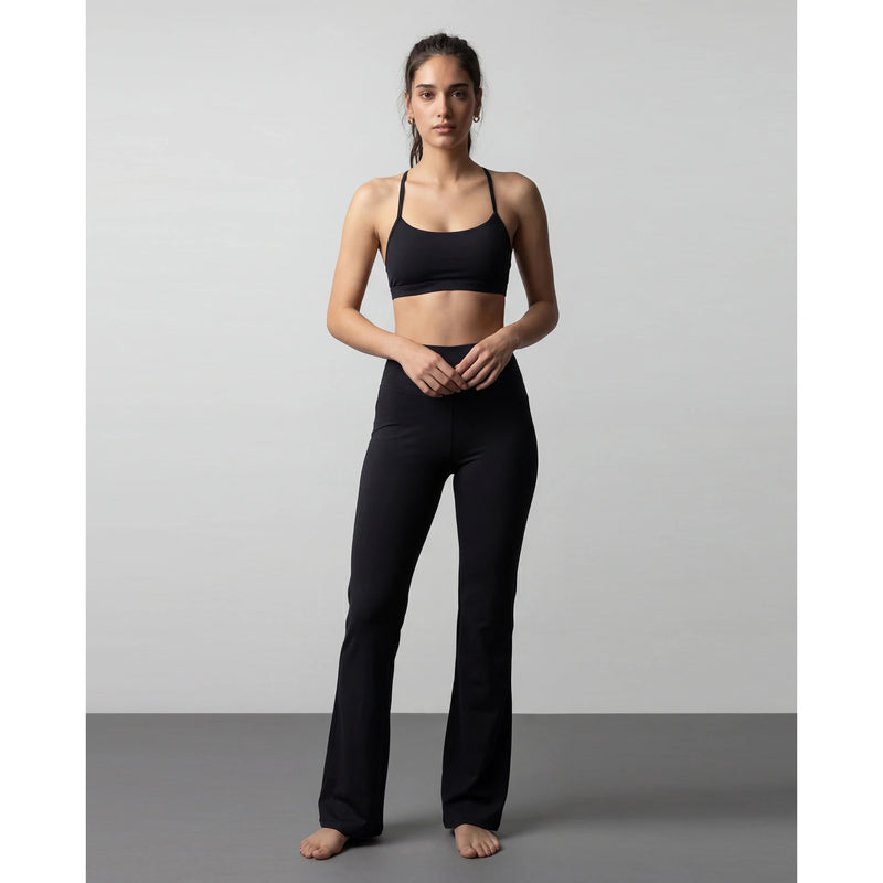 Black Flared Yoga Pants | Montivo Pakistan