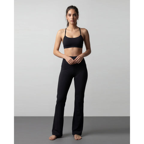 Black Flared Yoga Pants | Montivo Pakistan