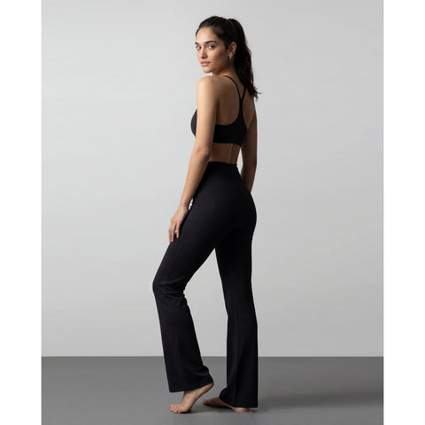 Black Flared Yoga Pants | Montivo Pakistan