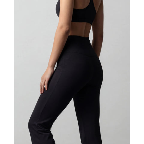 Black Flared Yoga Pants | Montivo Pakistan