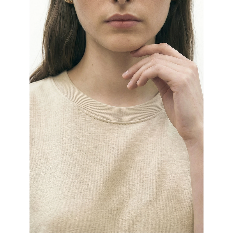 Beige Oversized Maxi Dress | Montivo Pakistan