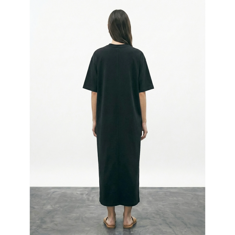 Black Oversized Maxi Dress | Montivo Pakistan