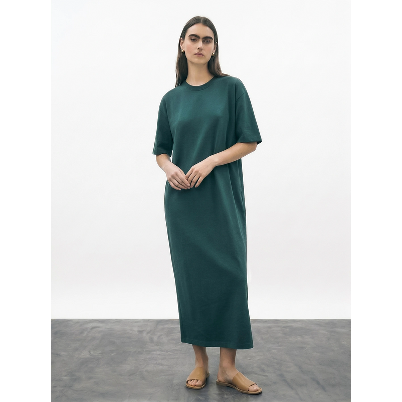 Teal Oversized Maxi Dress | Montivo Pakistan