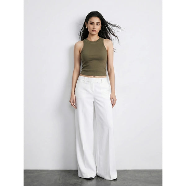 Olive Ribbed Tank Top | Montivo Pakistan