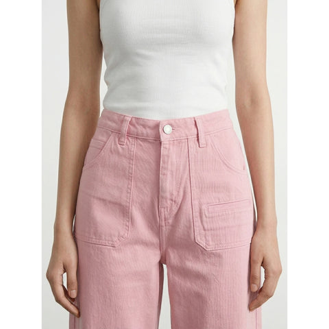 Pink Wide Leg Jeans | Montivo Pakistan