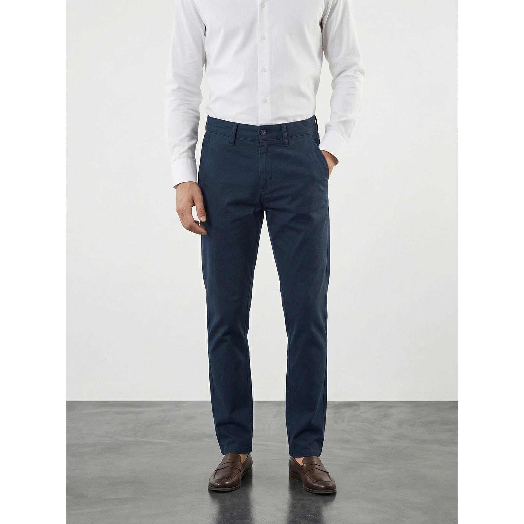 Navy Regular Fit Chinos | Montivo Pakistan