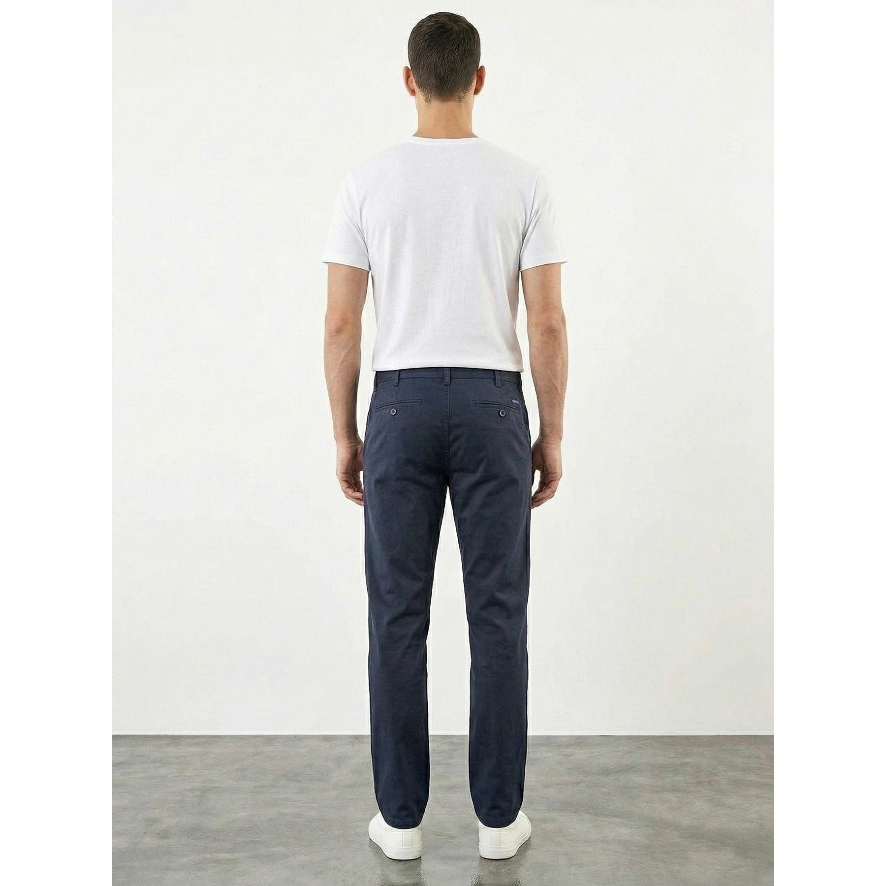 Navy Straight Fit Chinos | Montivo Pakistan