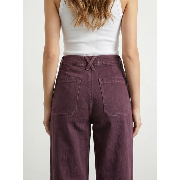 Plum Wide Leg Jeans | Montivo Pakistan