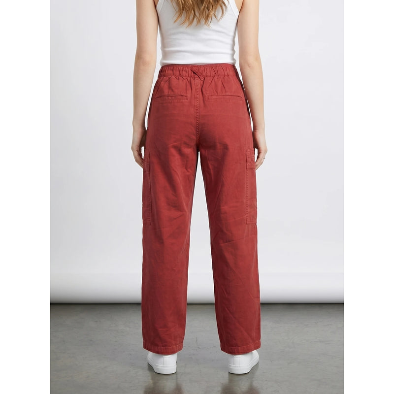 Red Straight Leg Cargo Trousers | Montivo Pakistan