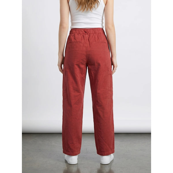 Red Straight Leg Cargo Trousers | Montivo Pakistan