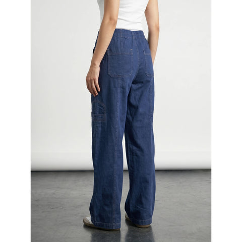 Blue Straight Leg Trousers | Montivo Pakistan