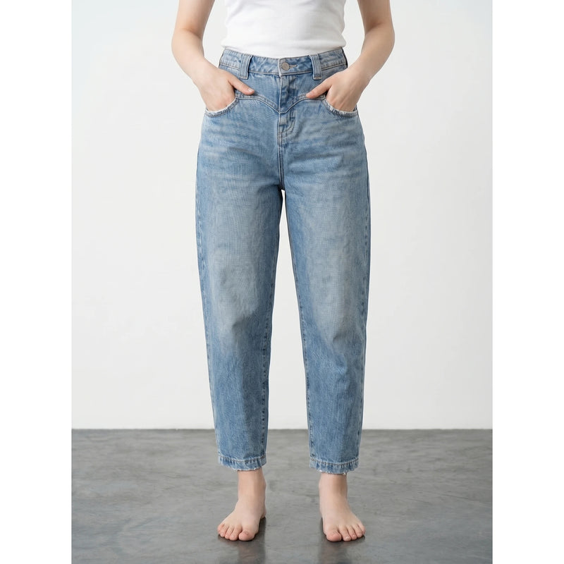 Light Blue Barrel Jeans | Montivo Pakistan