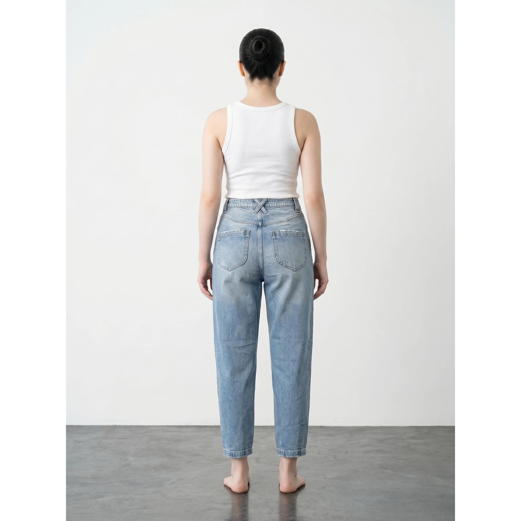 Light Blue Barrel Jeans | Montivo Pakistan