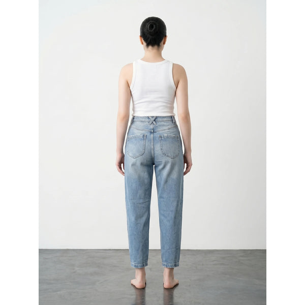 Light Blue Barrel Jeans | Montivo Pakistan