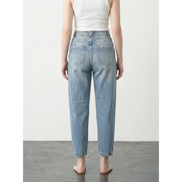 Light Blue Barrel Jeans | Montivo Pakistan