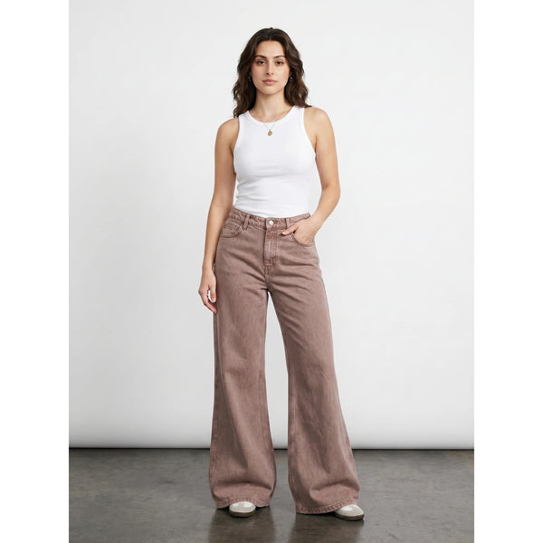 Rose Wide Leg Jeans | Montivo Pakistan