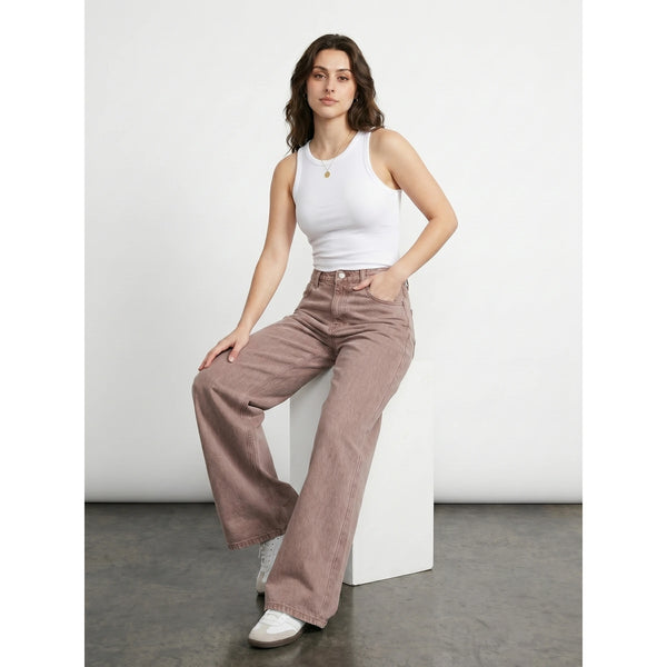 Rose Wide Leg Jeans | Montivo Pakistan