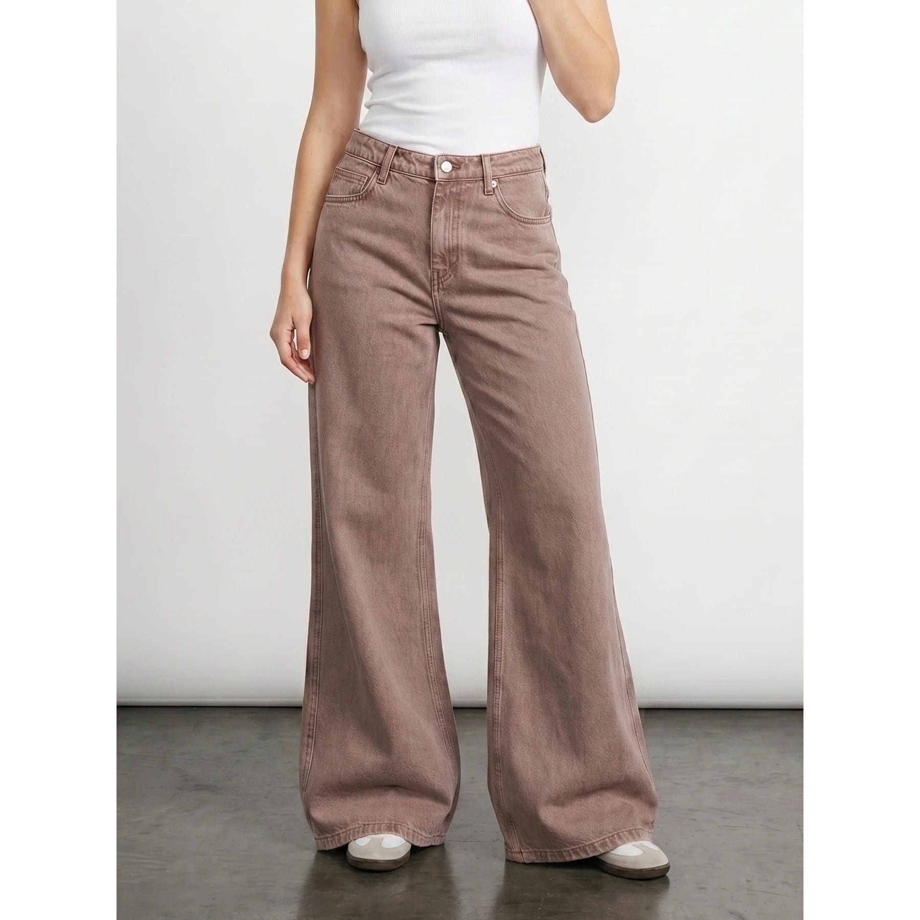 Rose Wide Leg Jeans | Montivo Pakistan