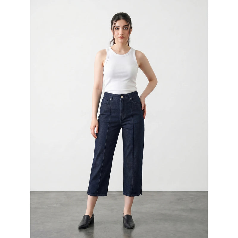 Rinse Wash Cropped Capris | Montivo Pakistan