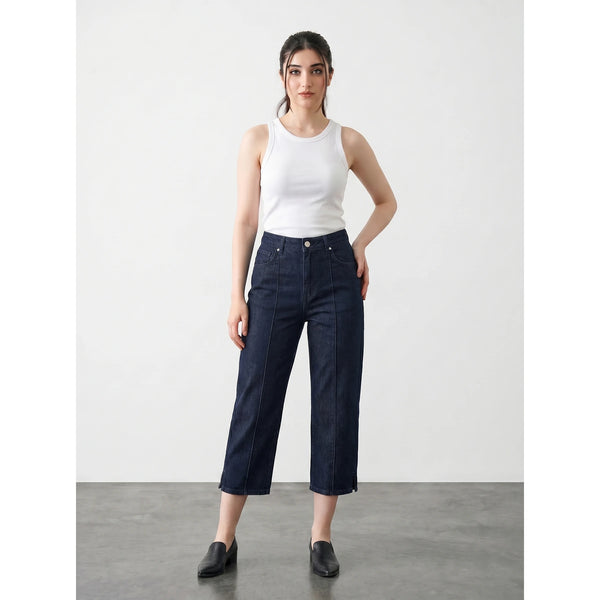 Rinse Wash Cropped Capris | Montivo Pakistan
