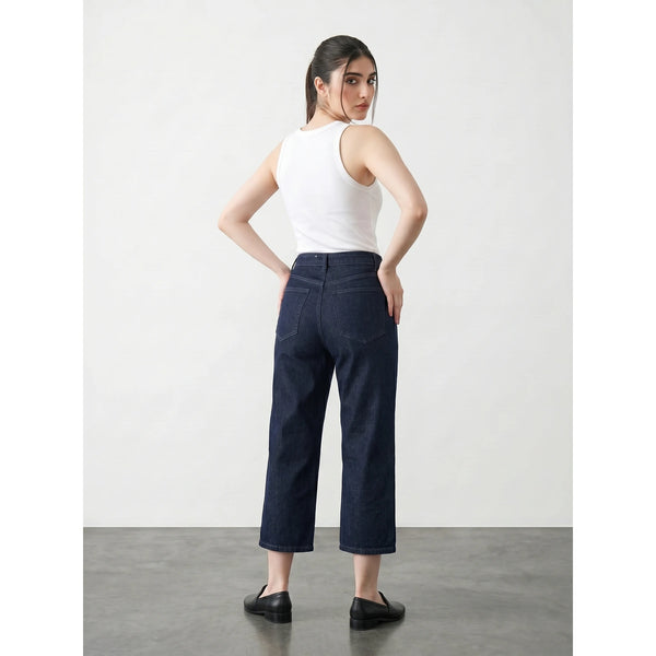 Rinse Wash Cropped Capris | Montivo Pakistan