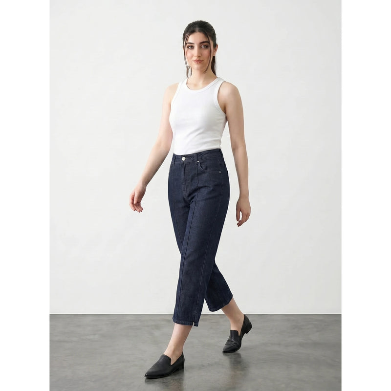 Rinse Wash Cropped Capris | Montivo Pakistan