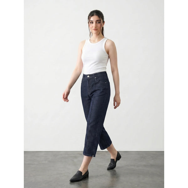 Rinse Wash Cropped Capris | Montivo Pakistan