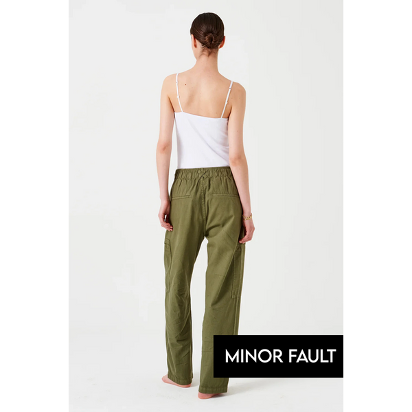 (Minor Fault) Olive Lightweight Cargo Pants | Montivo Pakistan