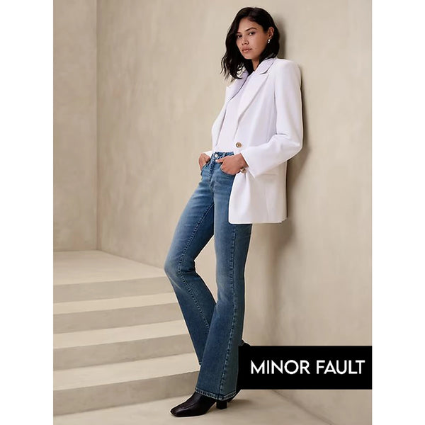 (Minor Fault) Low Rise Boot-Cut Jeans | Montivo Pakistan