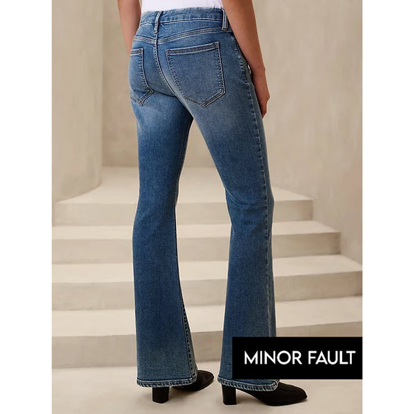 (Minor Fault) Low Rise Boot-Cut Jeans | Montivo Pakistan