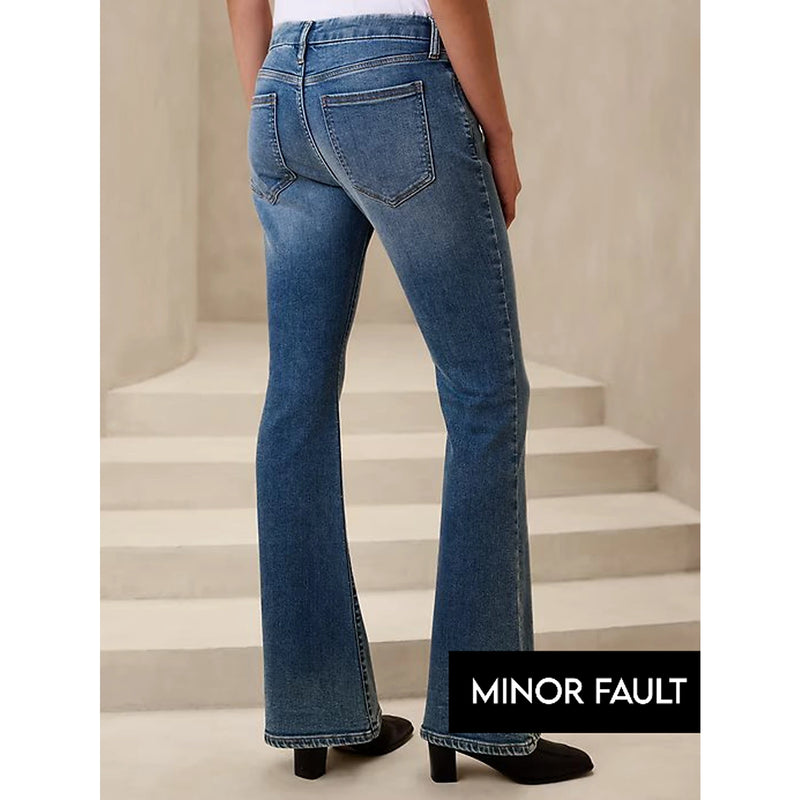 (Minor Fault) Low Rise Boot-Cut Jeans | Montivo Pakistan