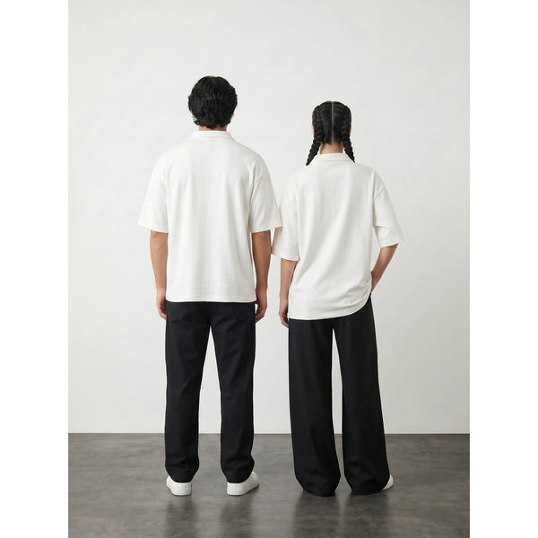 Off-White Oversized Zipper Polo | Montivo Pakistan
