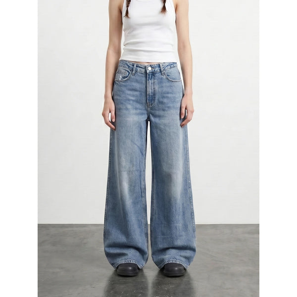 Light Blue Extra Wide Leg Jeans