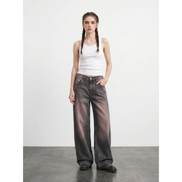 Vintage Charcoal Baggy Jeans | Montivo Pakistan