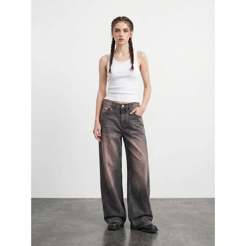 Vintage Charcoal Baggy Jeans | Montivo Pakistan