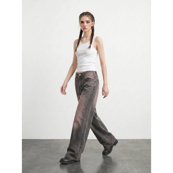 Vintage Charcoal Baggy Jeans | Montivo Pakistan